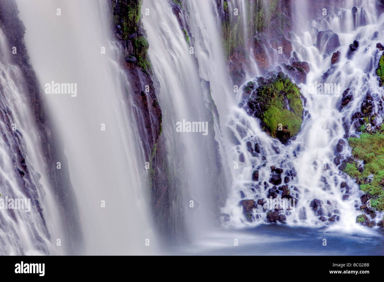 Burney Falls McArthur Burney Falls Memorial State Park California Stock Photo