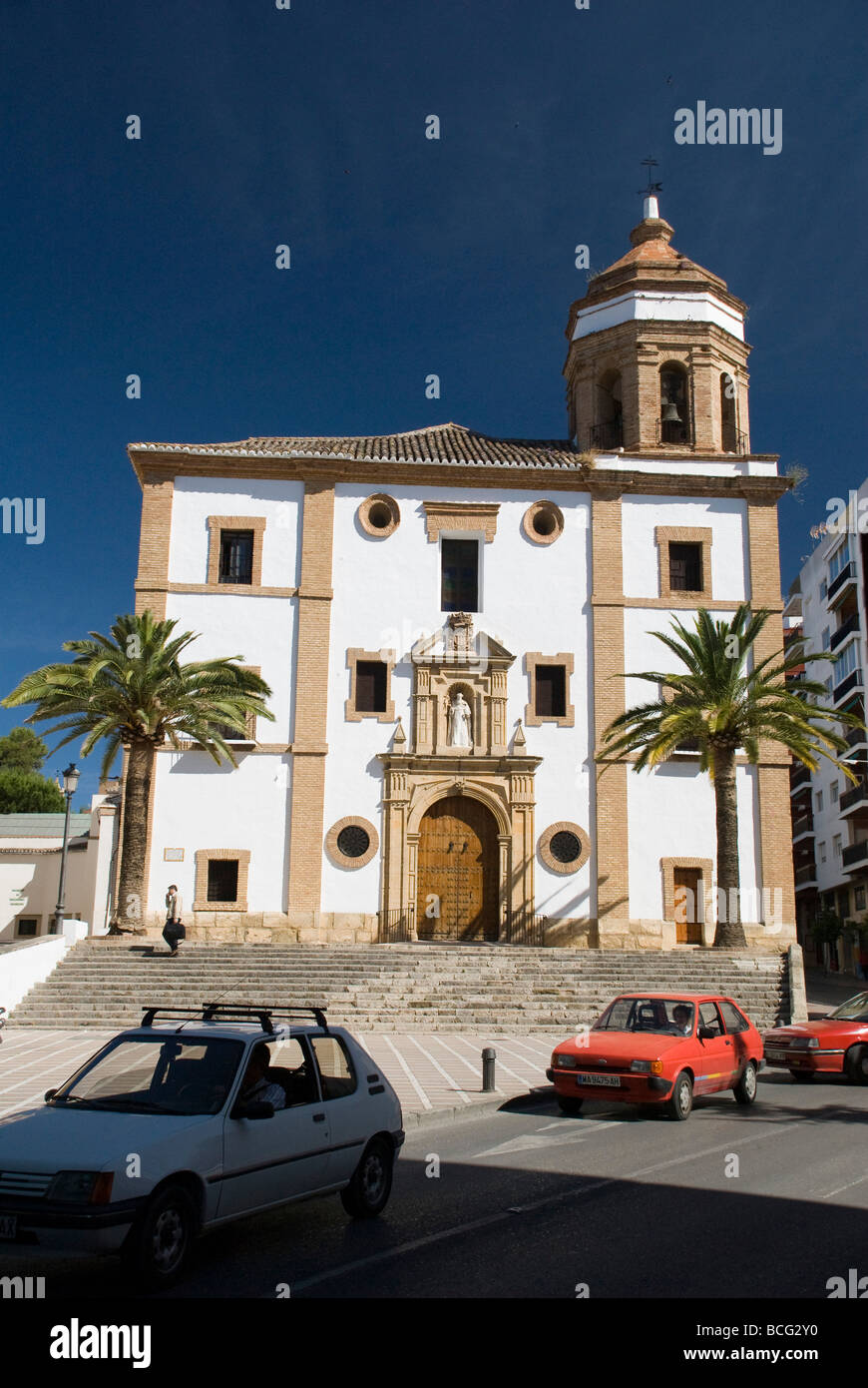 Ronda town Convent Iglesia de la Merced Stock Photo