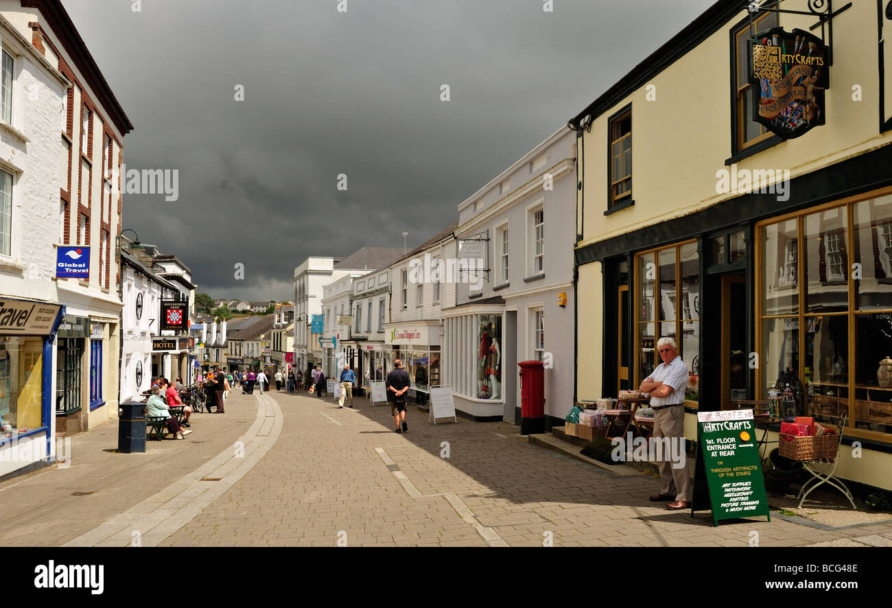 Pretty building in the centre of Wadebridge, Cornwall Stock Photo Alamy