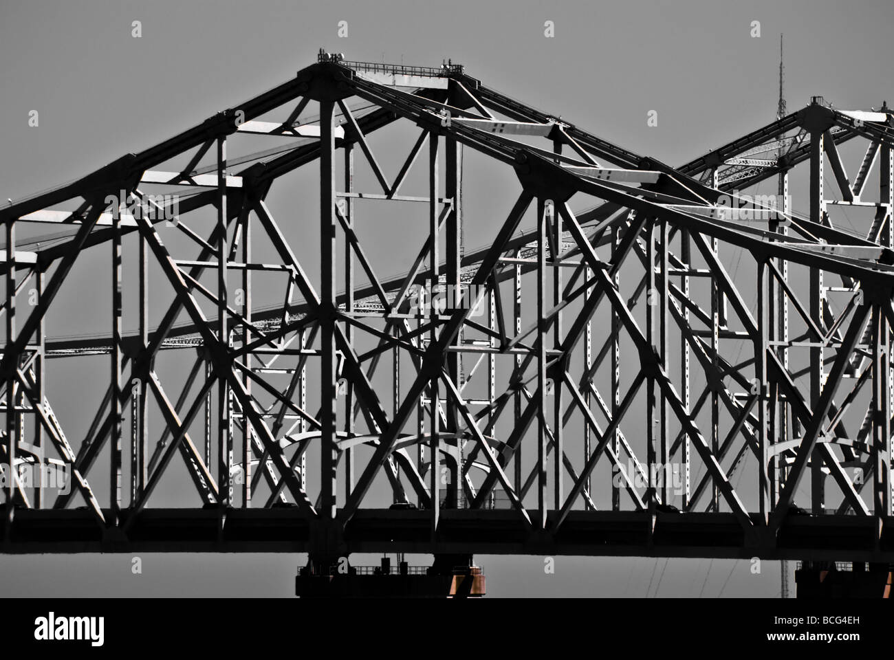 Crescent City Connection Bridge, New Orleans LA USA Stock Photo - Alamy