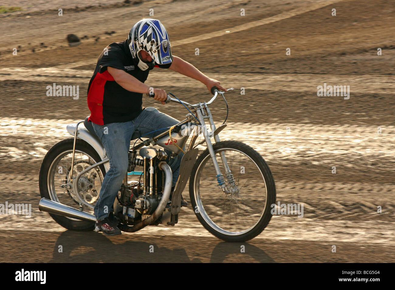 Speedway motorcycle hi-res stock photography and images - Alamy