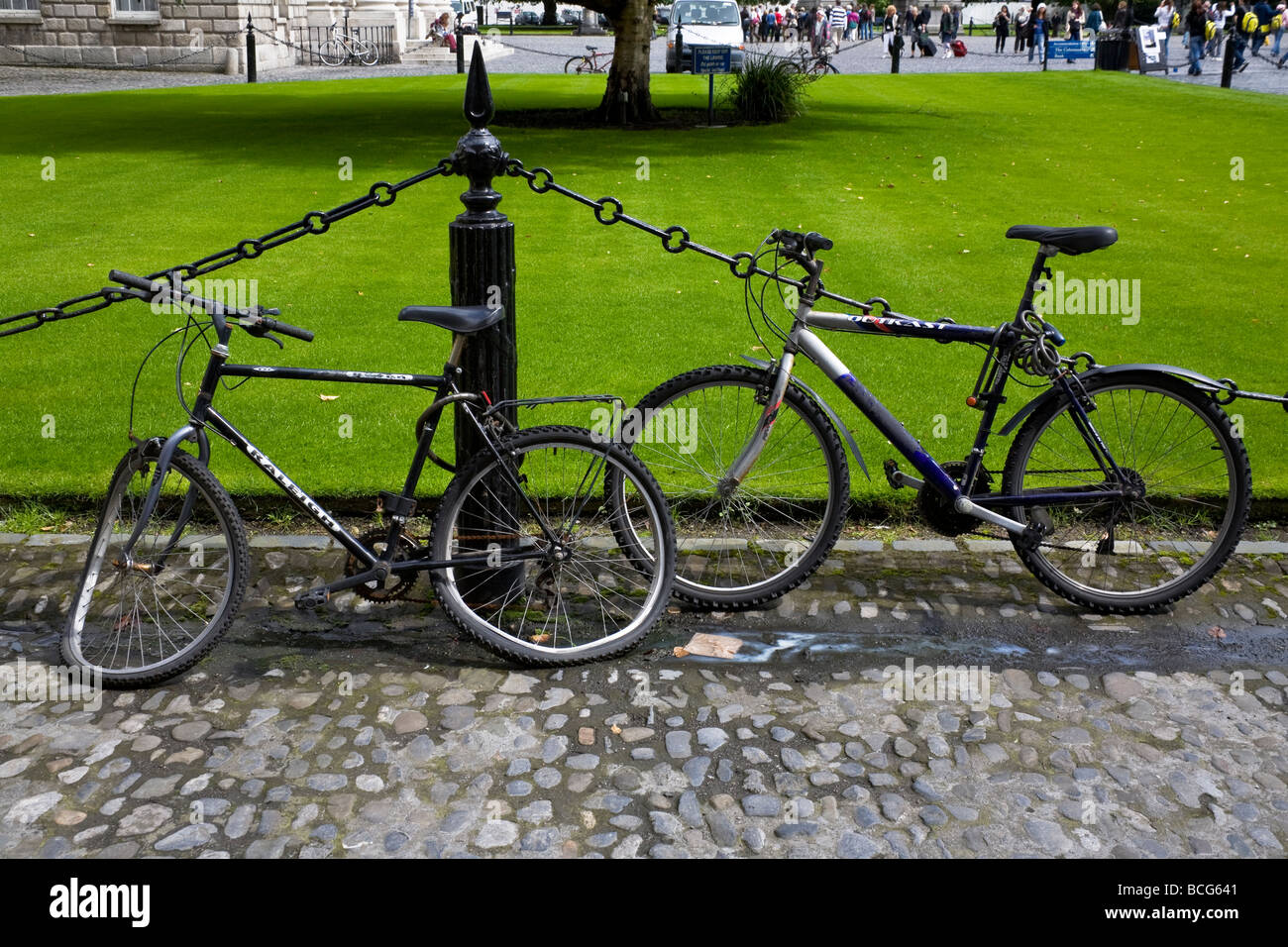 Bicycles, Dublin, Ireland Stock Photo Alamy