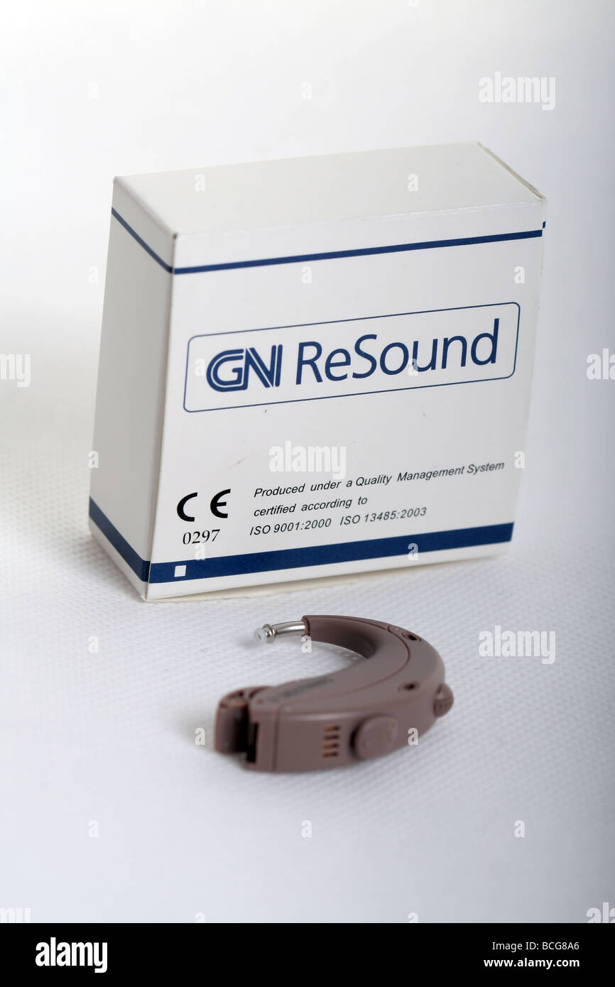 GN Resound hearing aid Stock Photo Alamy