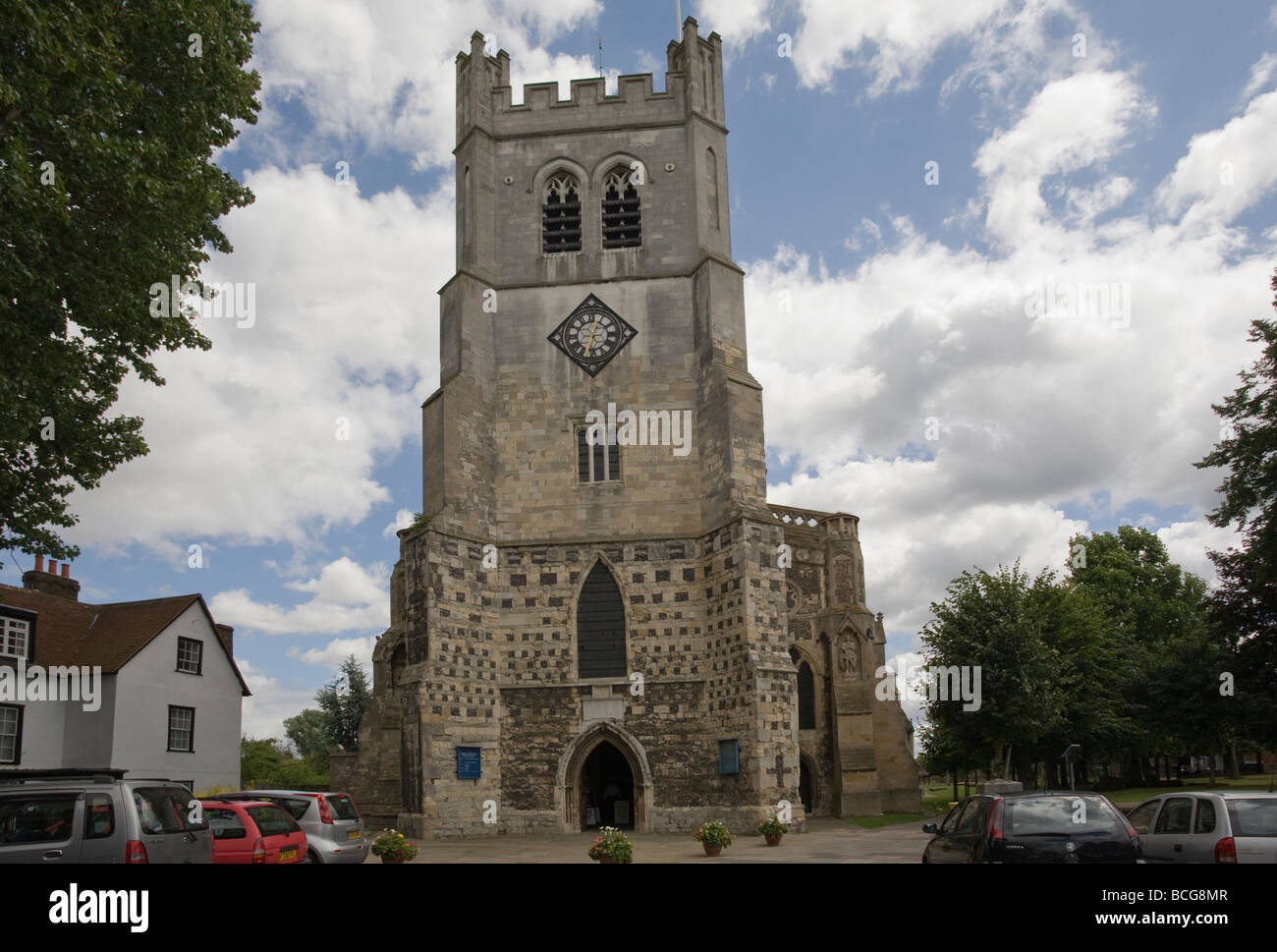 Waltham Abbey, The Abbey Church of Waltham Holy Cross Essex Stock Photo