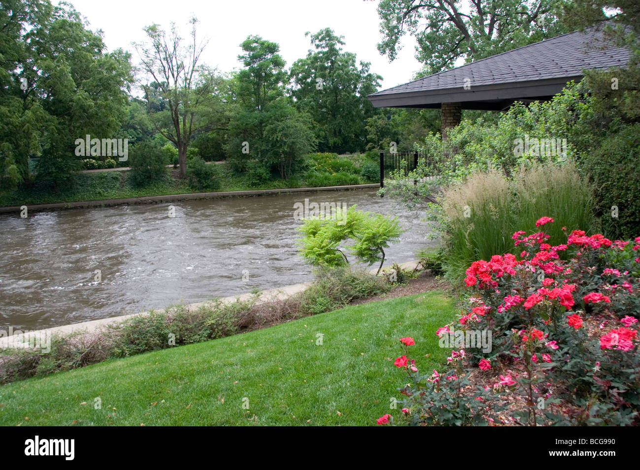 DuPage River, Naperville Stock Photo Alamy