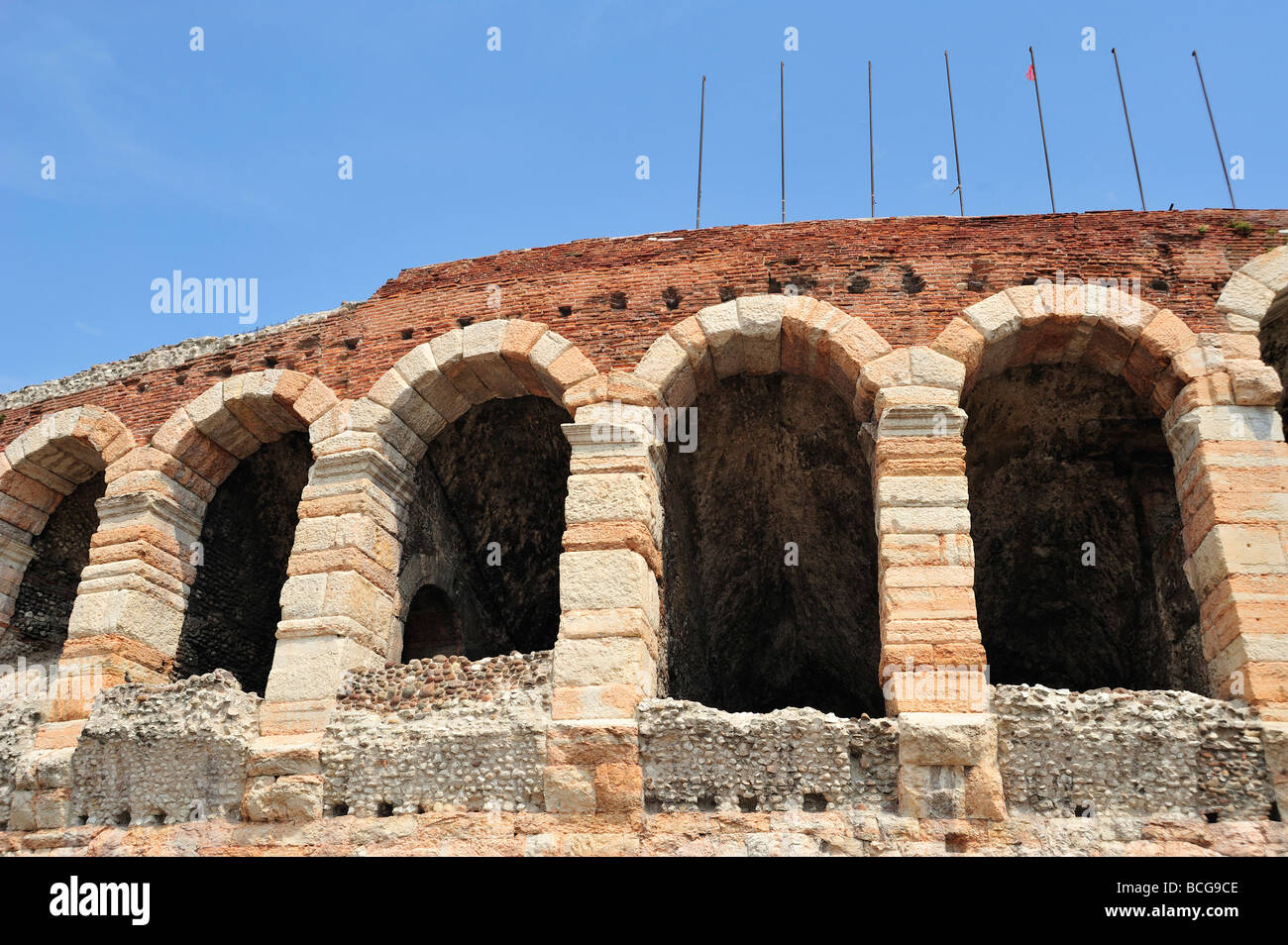 Roman Arena, Verona, Province of Verona, Veneto, Italy Stock Photo