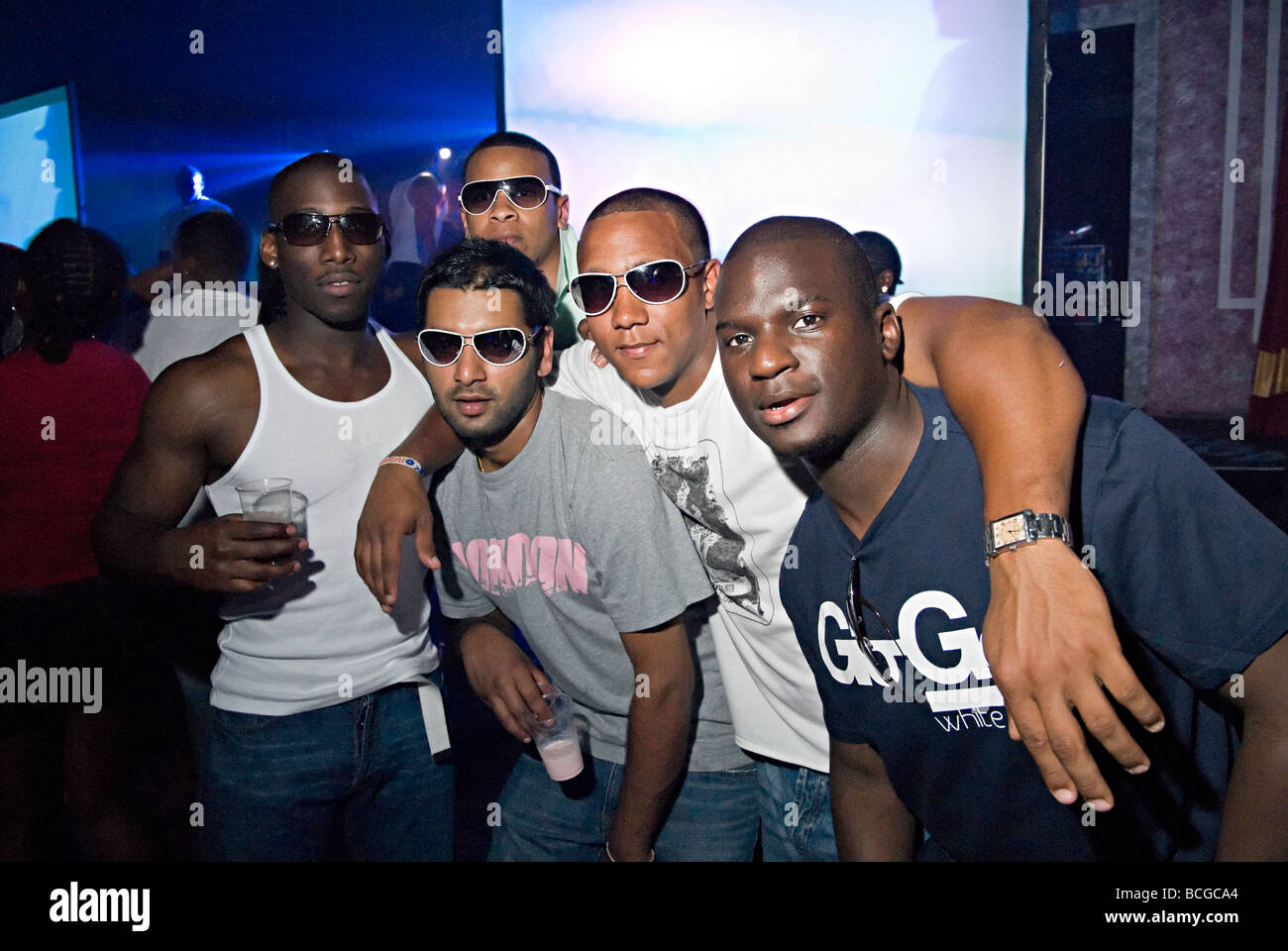 a group of black males in a weekender in norfolk posing