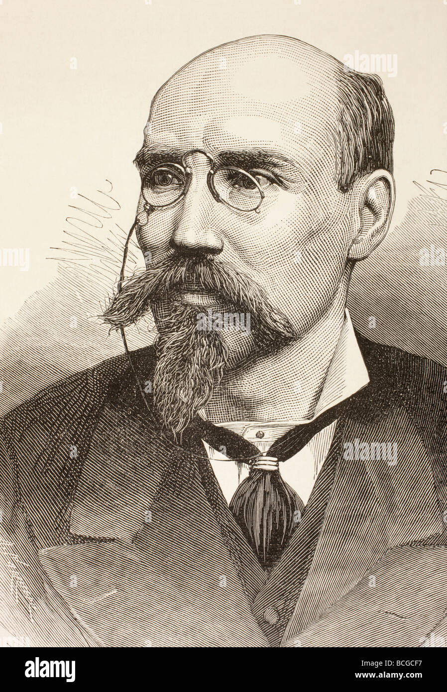 José Echegaray y Eizaguirre,1832 -1916.  Spanish dramatist, mathematician and statesman. Stock Photo