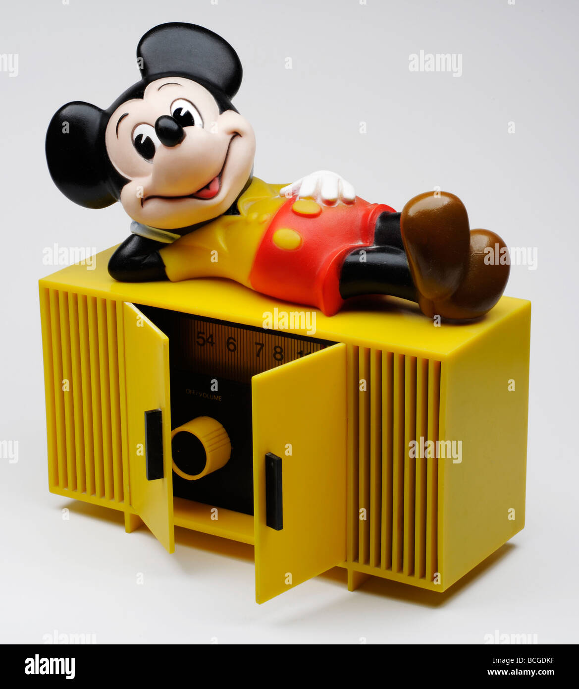 Mickey Mouse radio Stock Photo