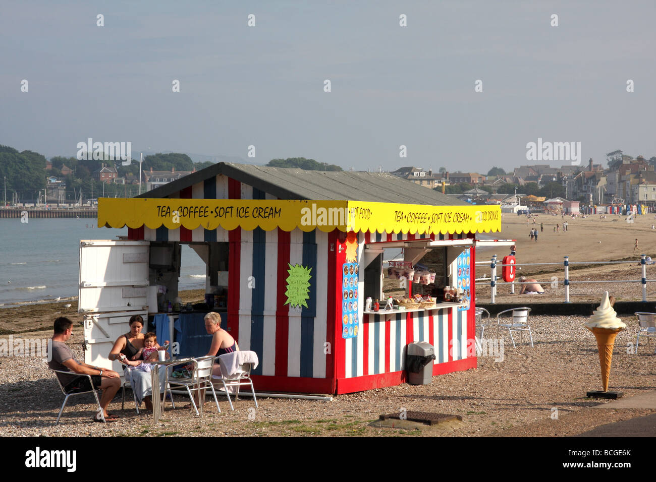 Beach cafe, Weymouth, Dorset, UK Stock Photo Alamy