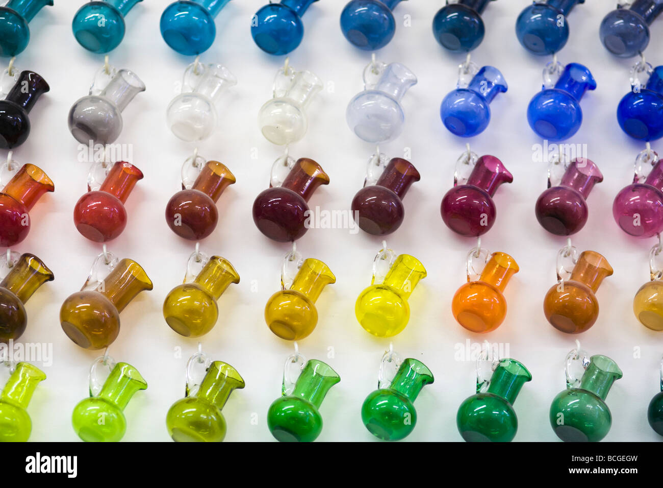 Blower Color A glass blowers colour samples Stock Photo - Alamy