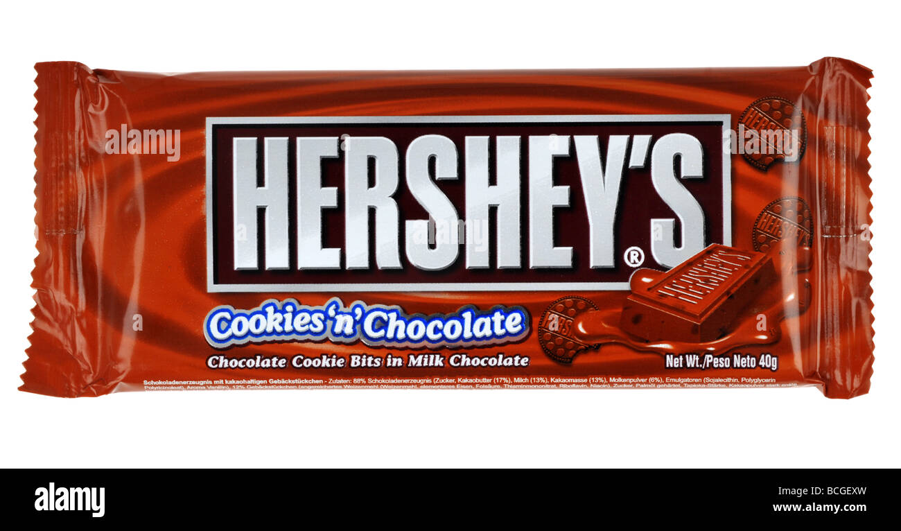 Heshey's chocolate bar Stock Photo