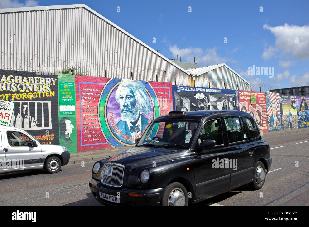 Some of the Shankill Murals Stock Photo
