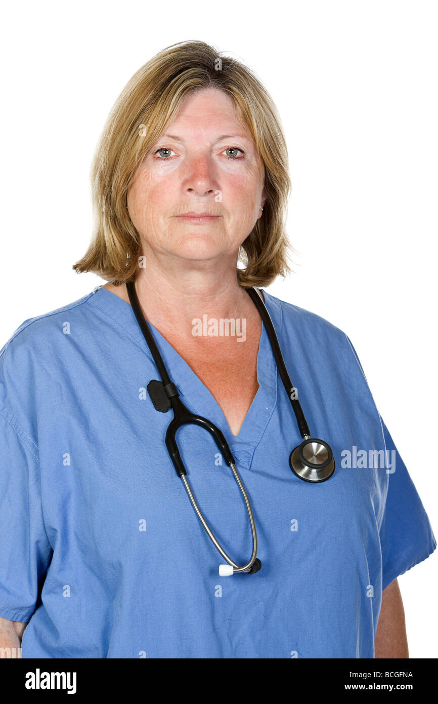 Mature 60s female doctor hi-res stock photography and images - Alamy