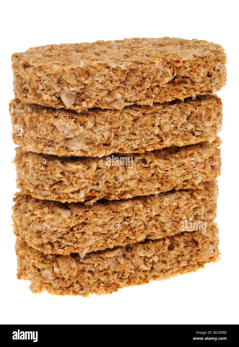 Wheat biscuit cereal Stock Photo