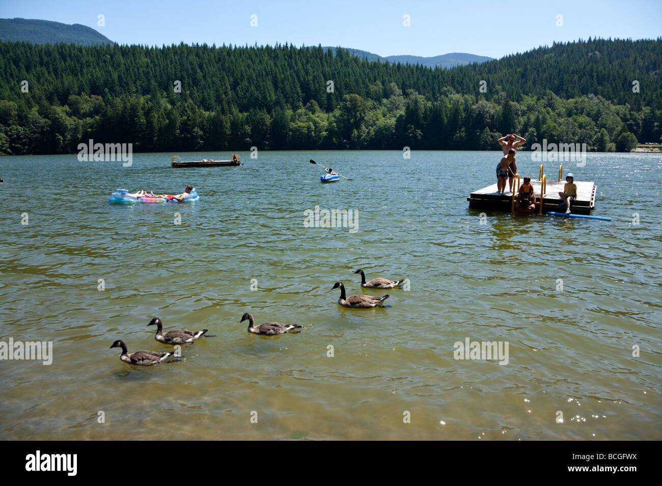 Alice Lake Provincial Park BC Canada Stock Photo Alamy