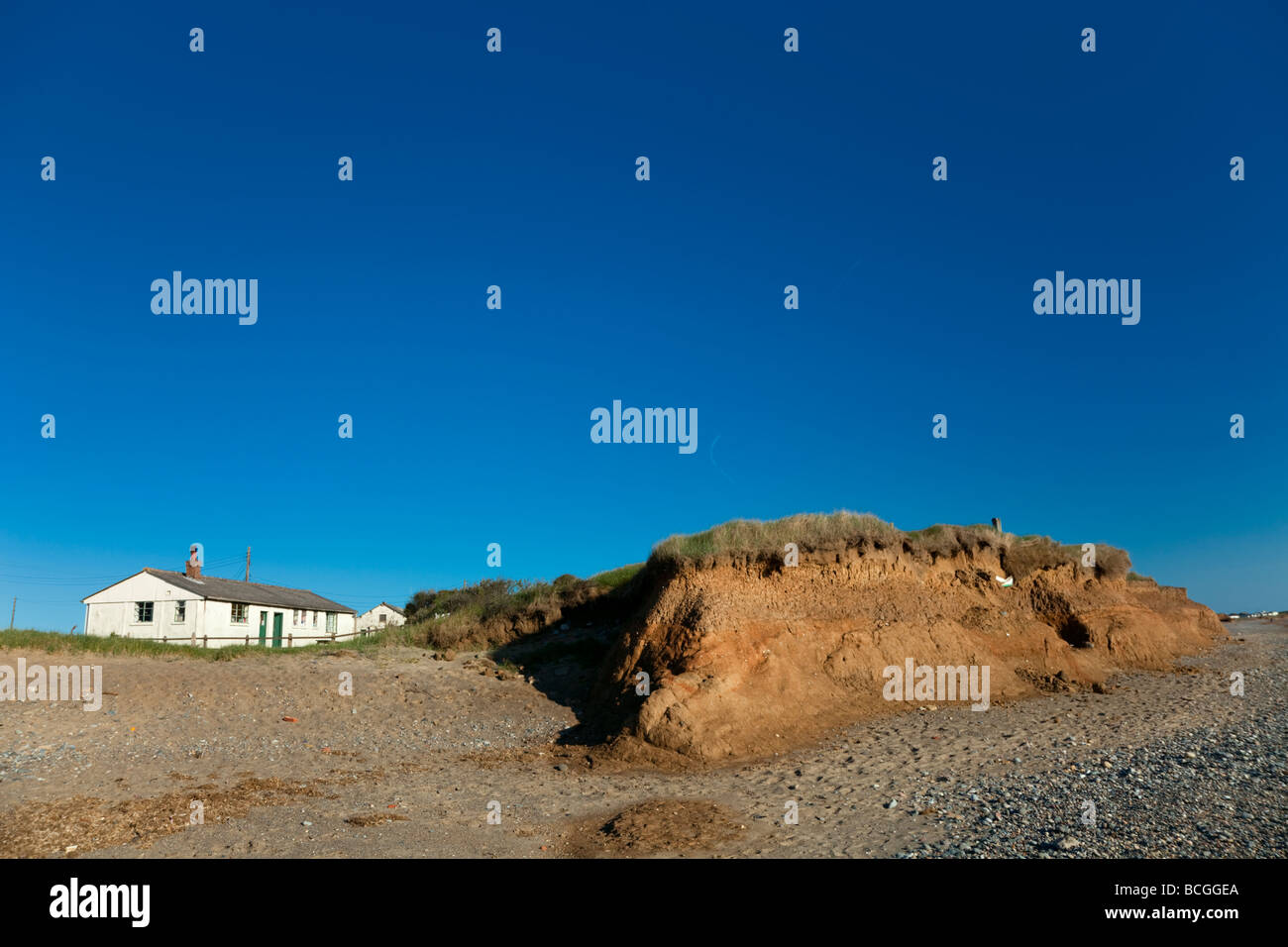 Spurn coastal erosion Stock Photo
