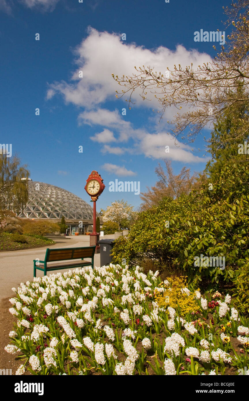 The Biodel Conservatory in Queen Elizabeth Park Vancouver Stock Photo