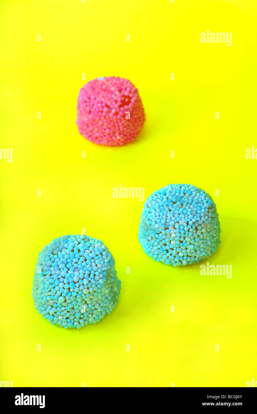 Licorice Jelly Button sweets Stock Photo Alamy