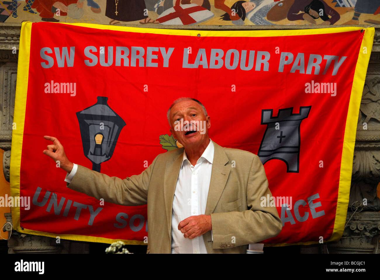 Former GLC Leader and London Mayor Ken Livingstone speaking at South