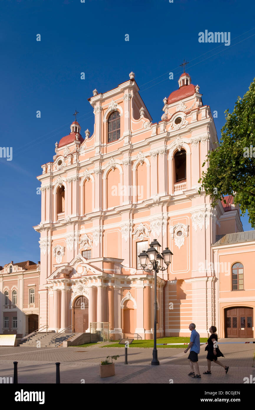 Church of St Casimir Old Town Vilnius Lithuania Stock Photo Alamy