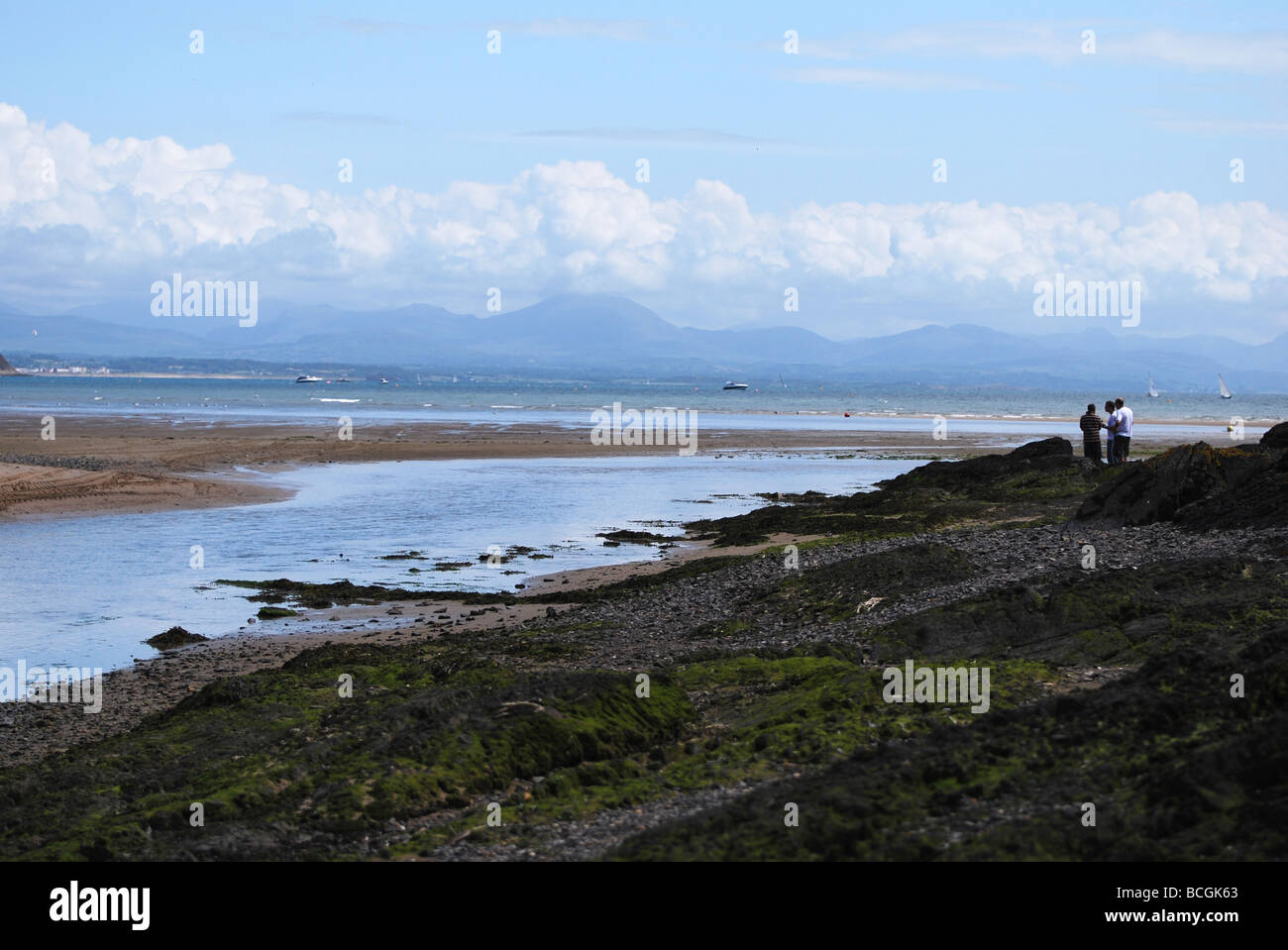 estuary abersoch lleyn peninsula number 2730 Stock Photo
