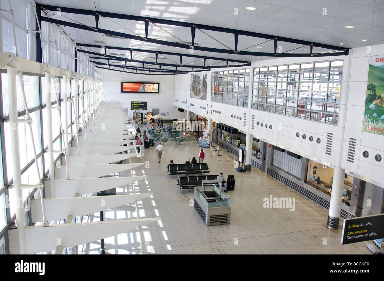 Ashford International Railway Station interior, Ashford, Kent, England, United Kingdom Stock