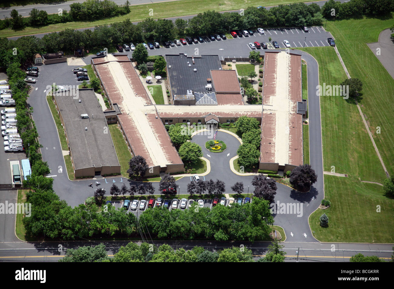 Aerial photo of Bridgeway Care Center Nursing Home located in