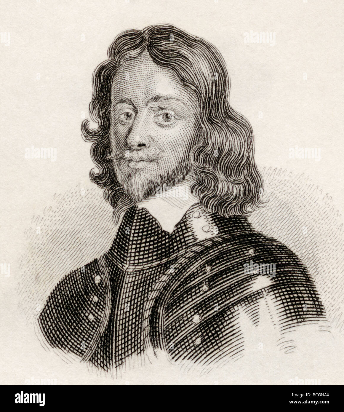 Henry Ireton, 1611 to1651.  English general in the army of Parliament during the English Civil War . Stock Photo