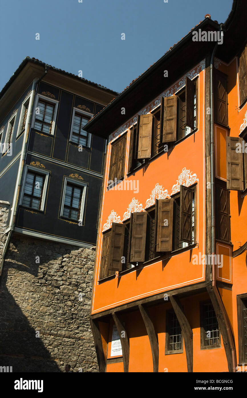 Plovdiv, architecture, old town Philipopolis, Dimitar Georgiadi's house Stock Photo