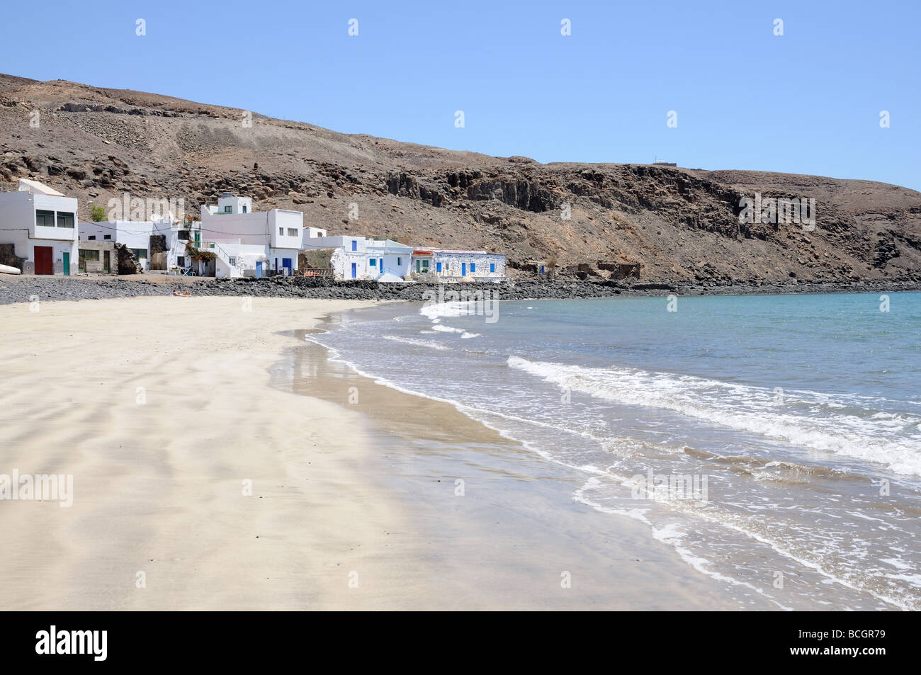 Beach in Pozo Negro, Canary Island Fuerteventura, Spain Stock Photo