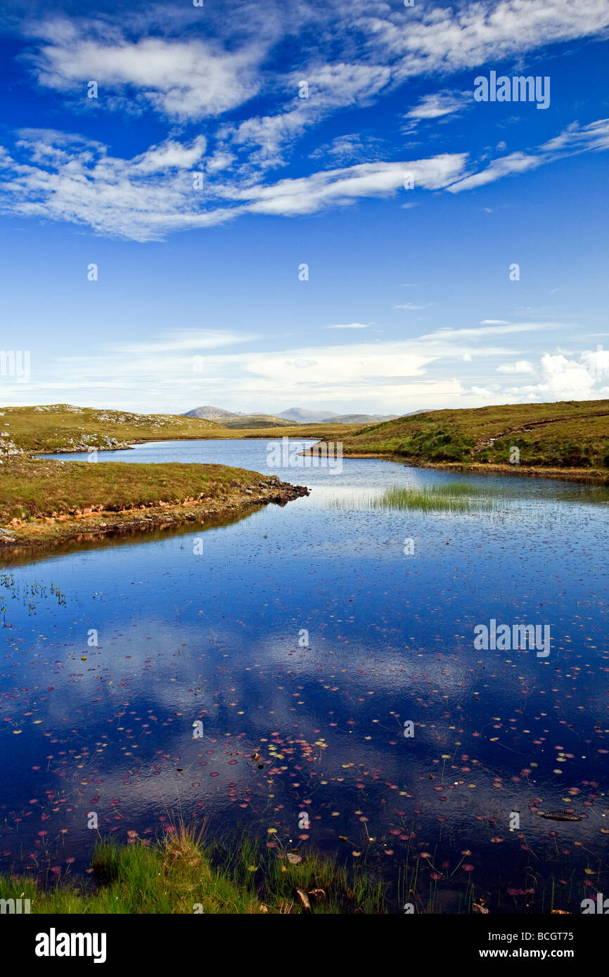 Loch Faoghail on the Isle of Lewis, Outer Hebrides, western isles, Scotland, UK 2009 Stock Photo