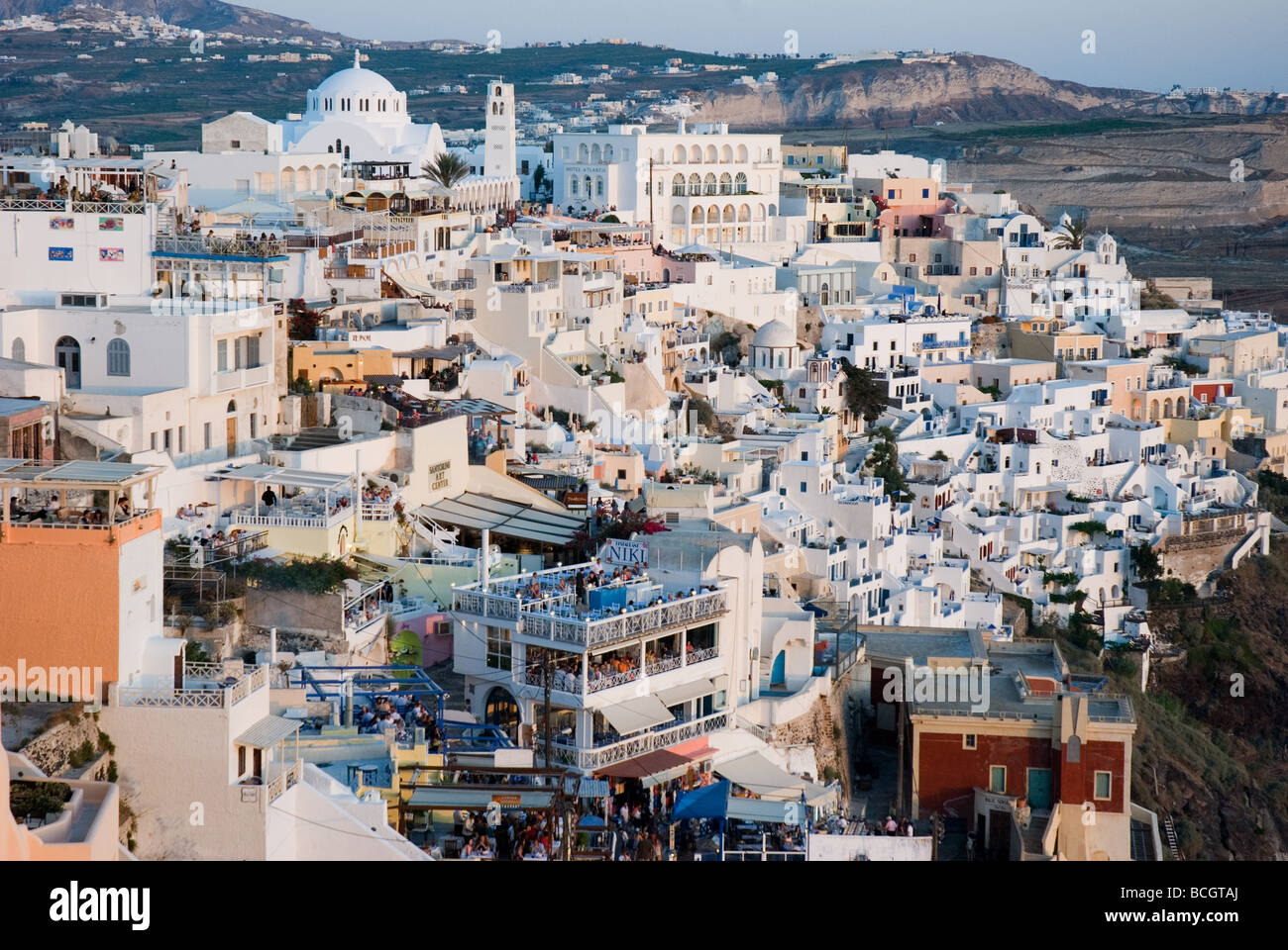 Fira Santorini Greece Stock Photo - Alamy