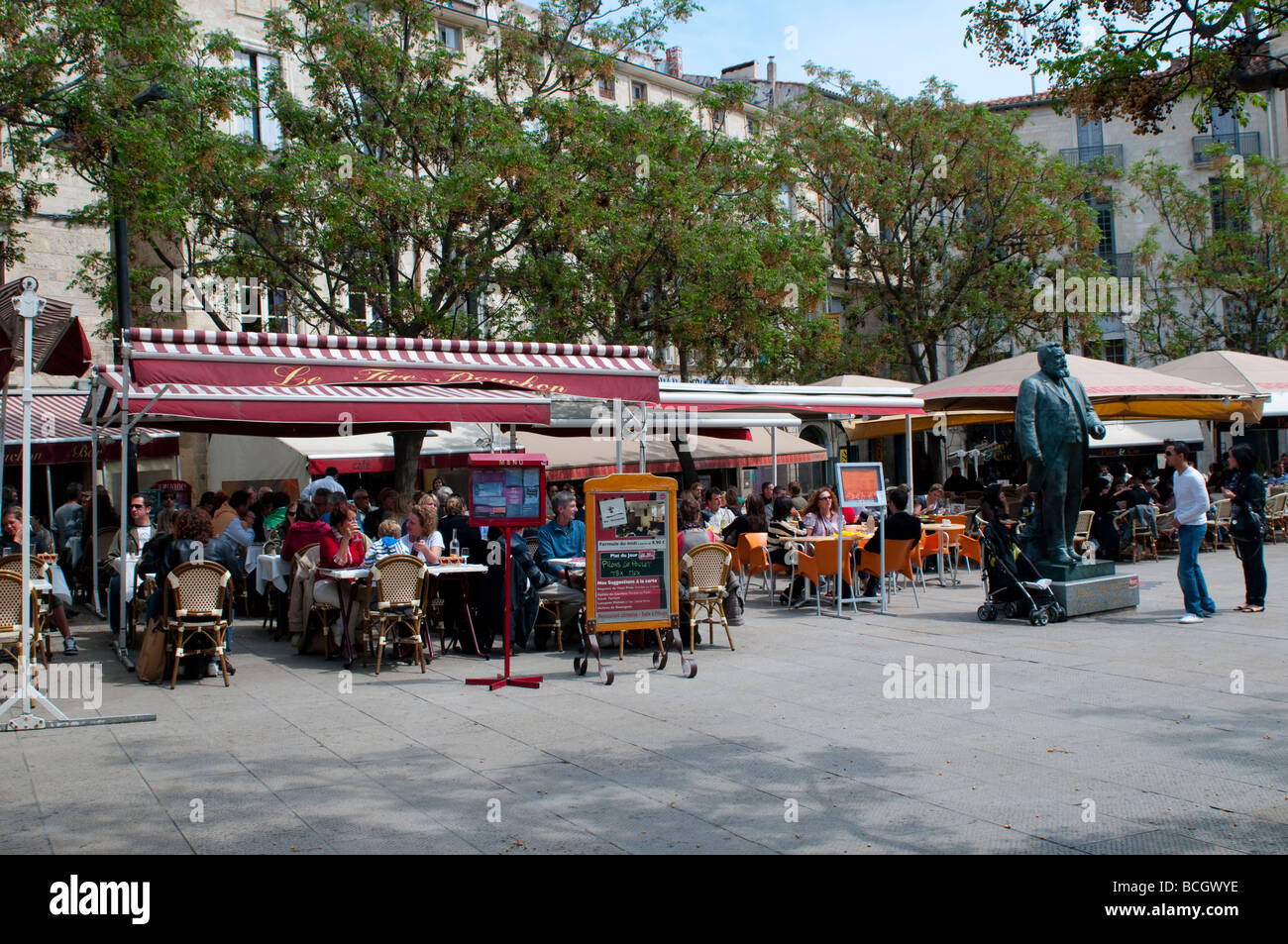 Place jean jaures montpellier france hi-res stock photography and images -  Alamy