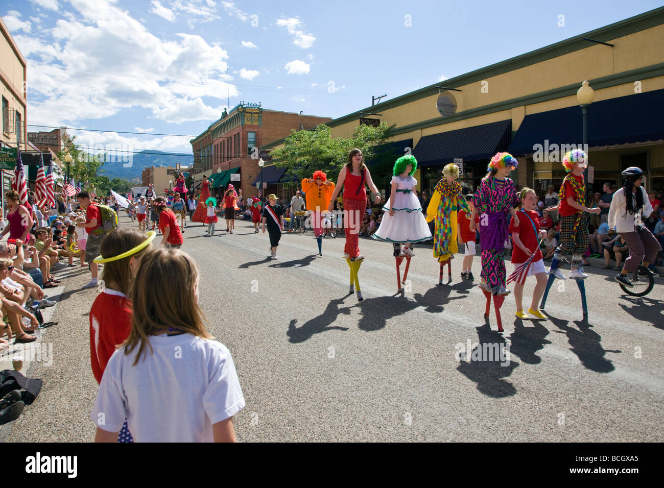 Annual Fourth of July Parade in the small Colorado mountain town of