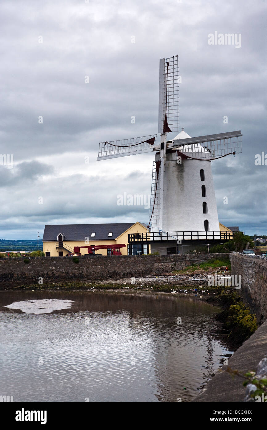 Blennerville Windmill is a tower mill in Blennerville Tralee Co Kerry Stock Photo
