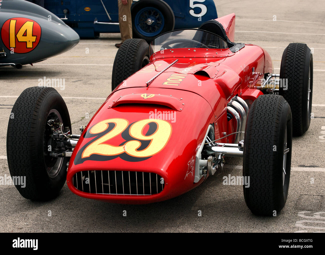 vintage Novi race car Stock Photo