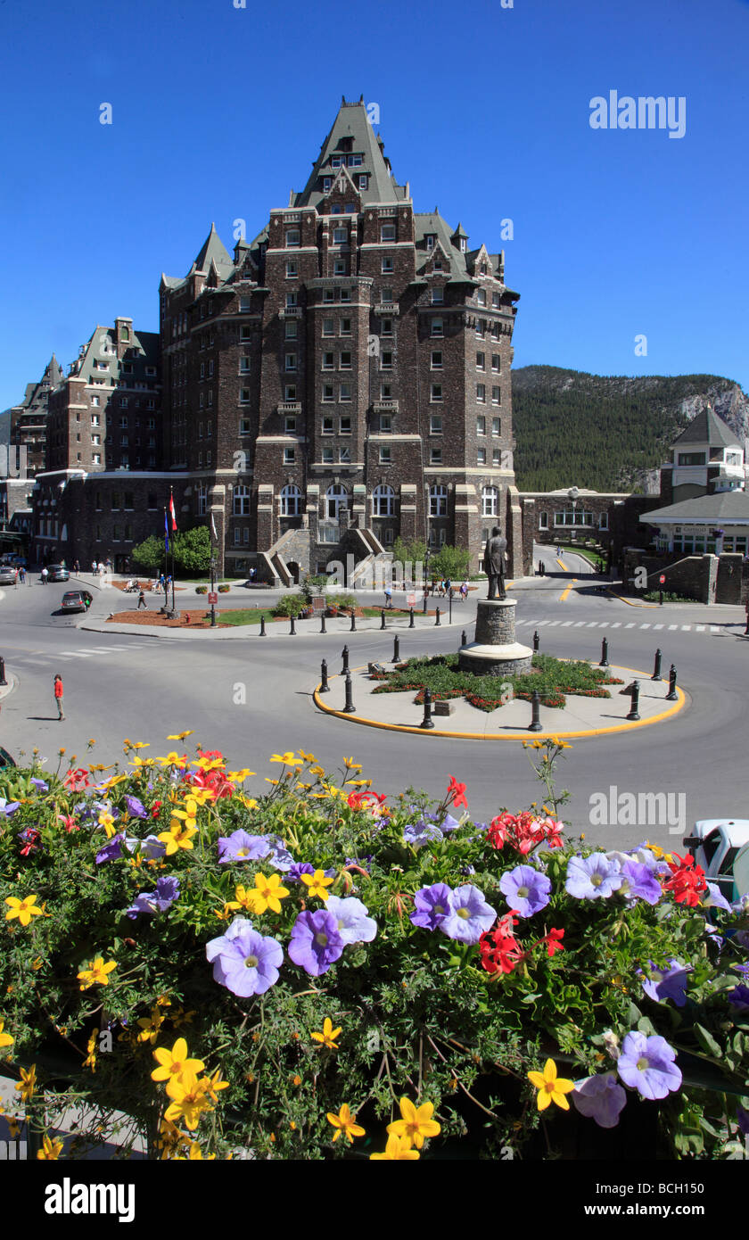 Canada Alberta Banff National Park Banff Springs Hotel Stock Photo - Alamy