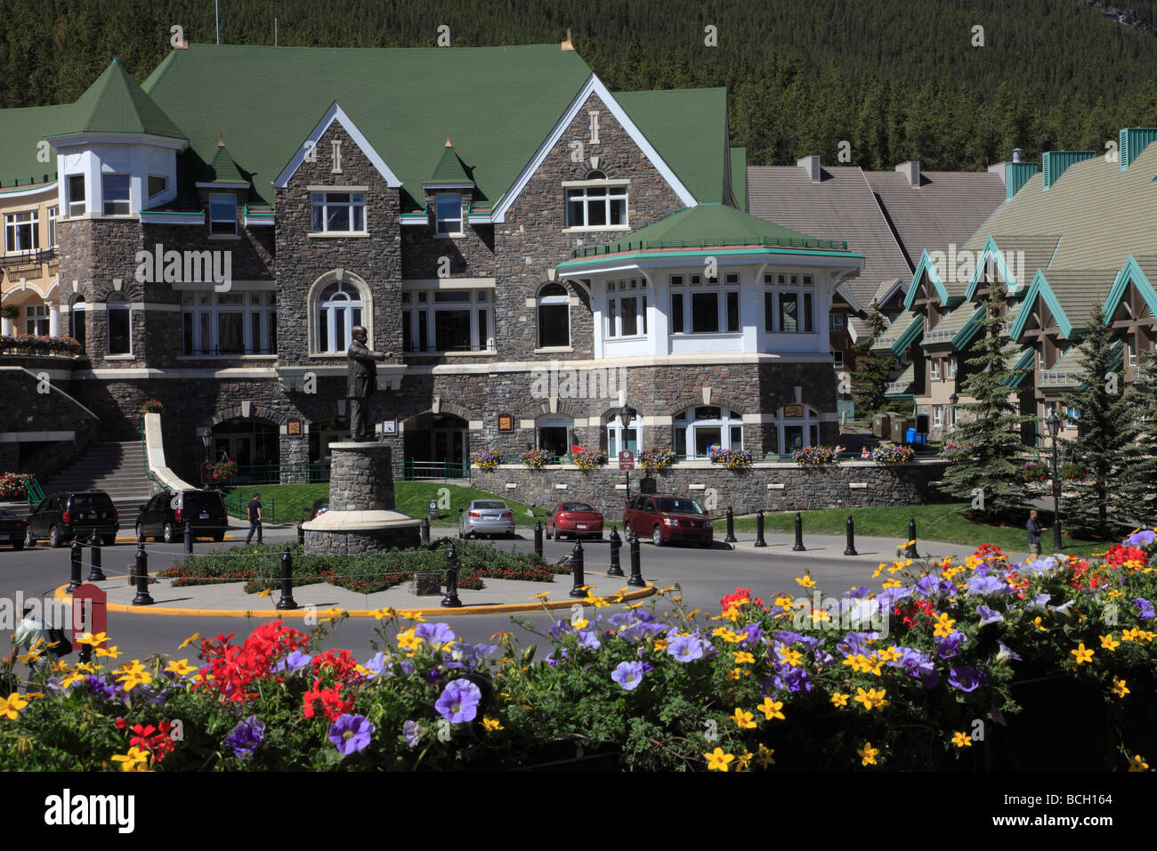Canada Alberta Banff National Park Banff Springs Hotel Stock Photo - Alamy