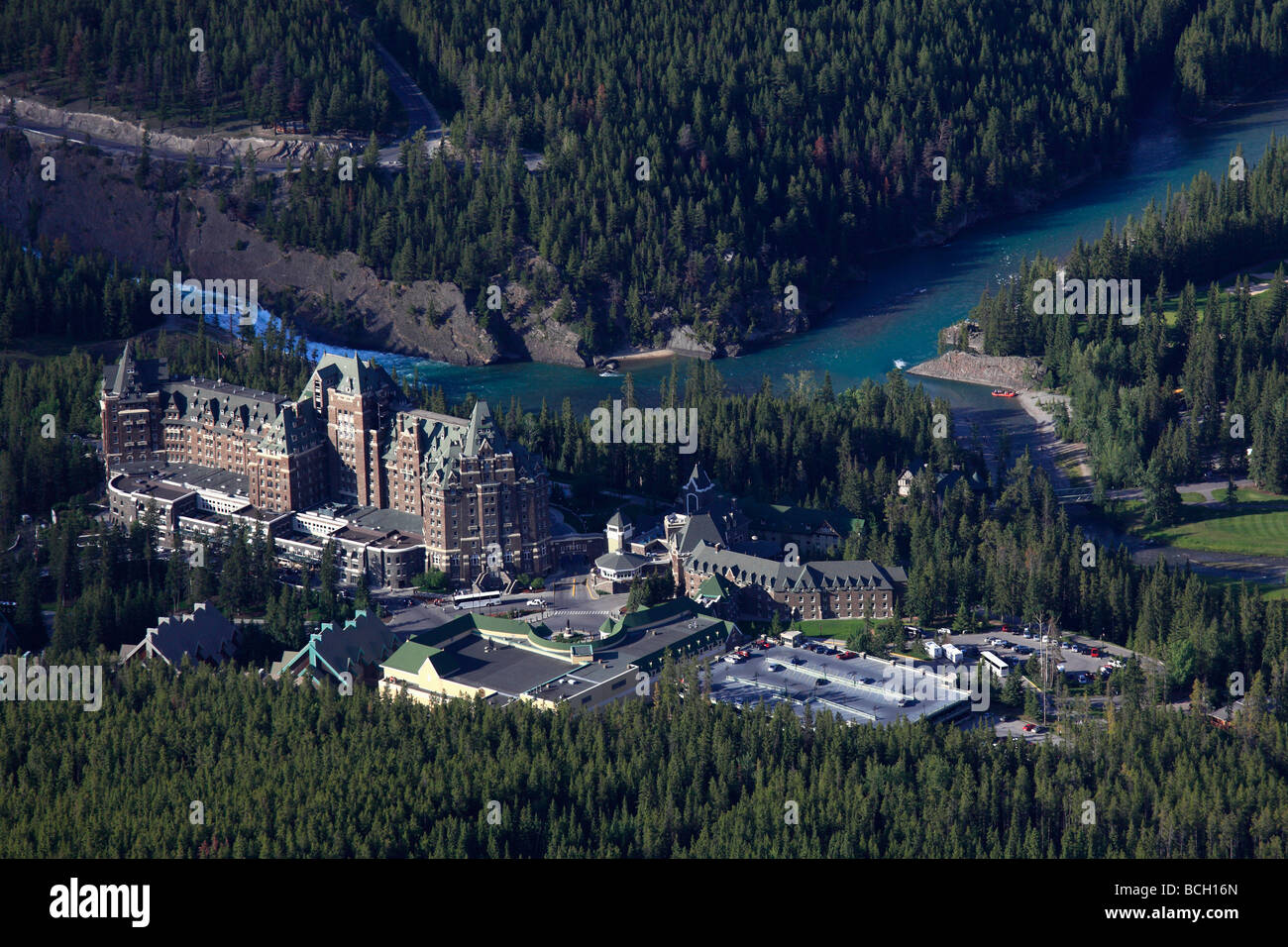 Canada Alberta Banff National Park Banff Springs Hotel Stock Photo - Alamy