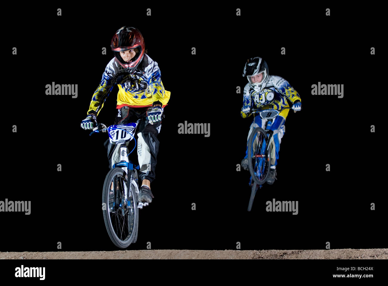 Bmx night racing hi-res stock photography and images - Alamy