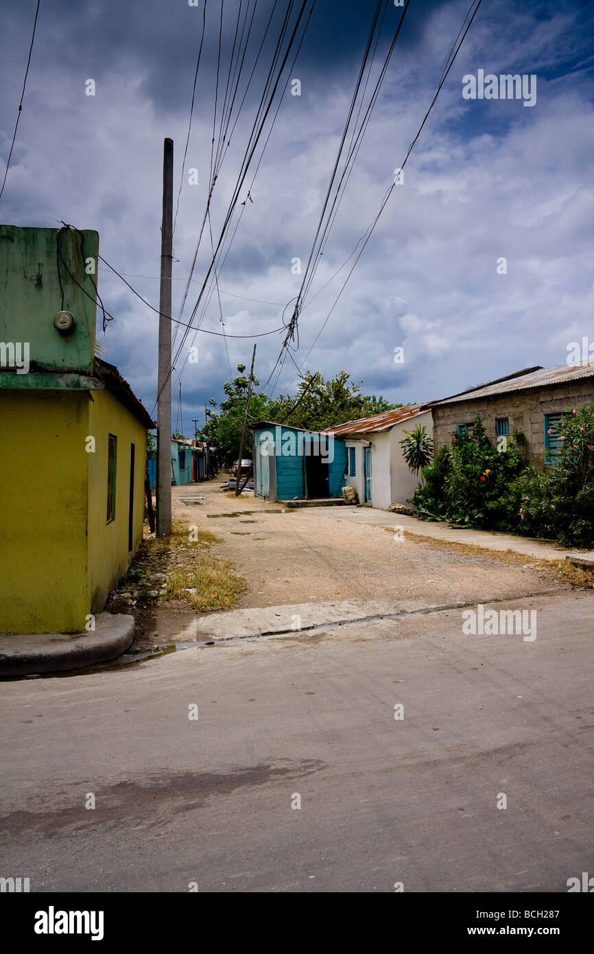 The streets of Nagua Dominican Republic Stock Photo Alamy