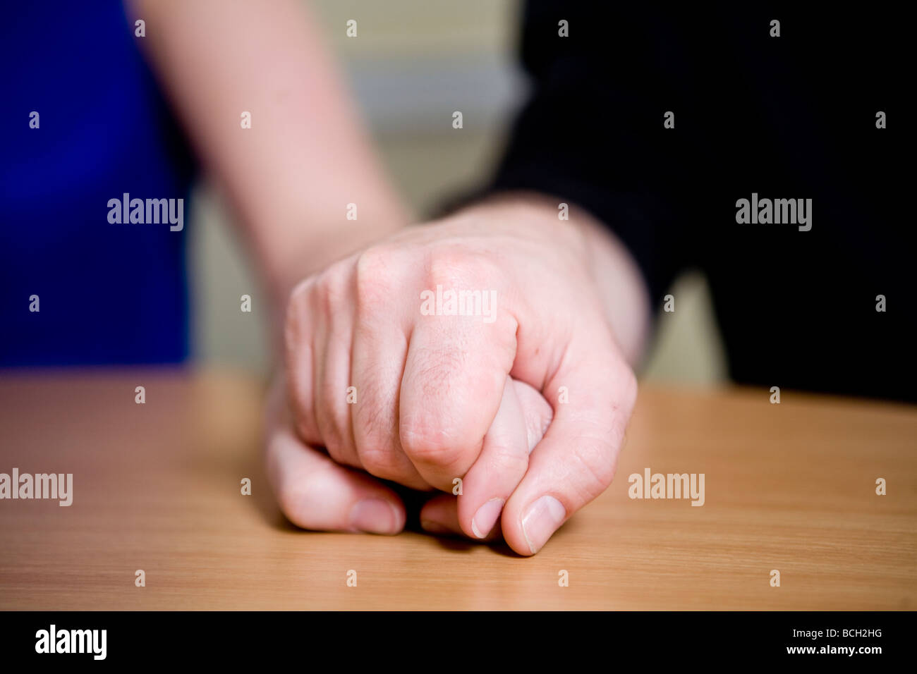 holding hands Stock Photo