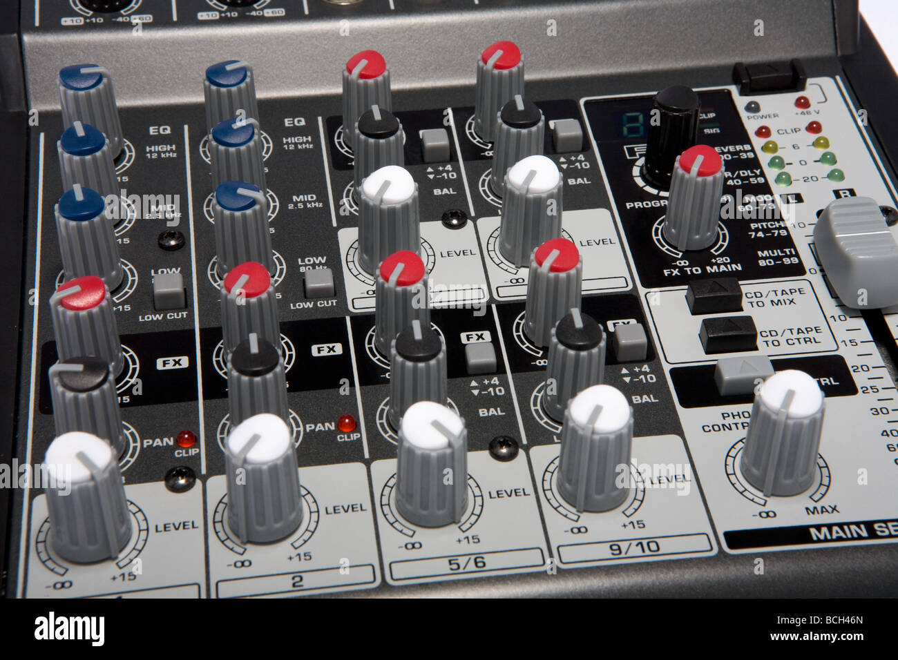 Professional Audio / Disc Jockey / Karaoke Mixer Stock Photo Alamy