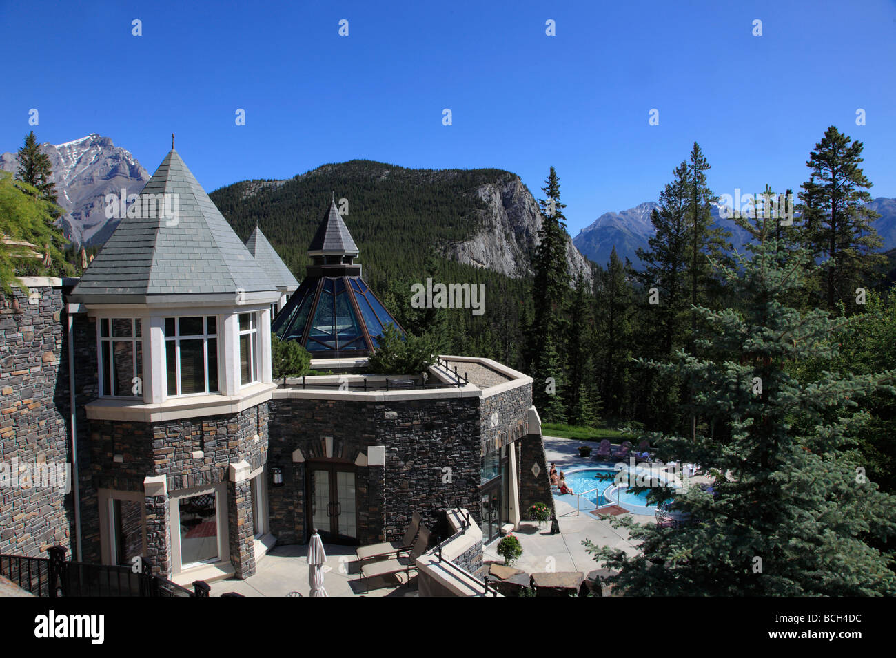 Canada Alberta Banff National Park Banff Springs Hotel Stock Photo - Alamy
