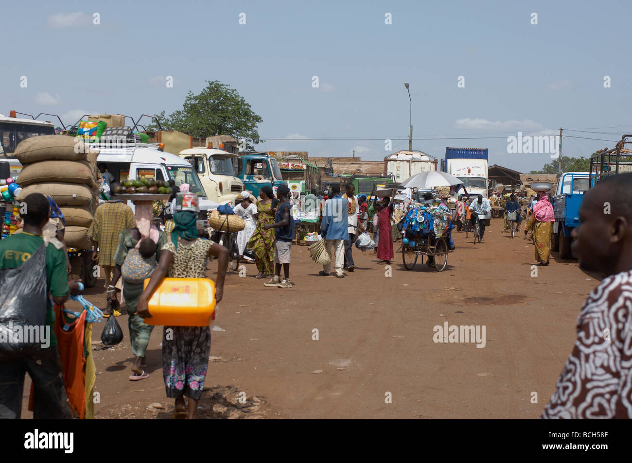 Market in Tamale Ghana Stock Photo Alamy