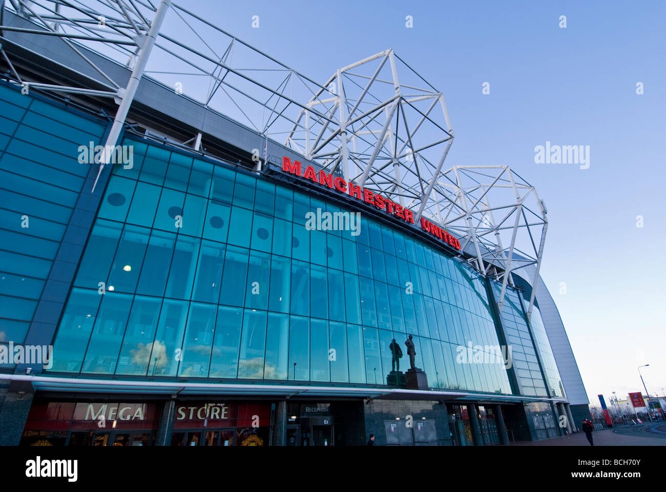 Manchester United football ground 'old trafford' England, UK Stock ...