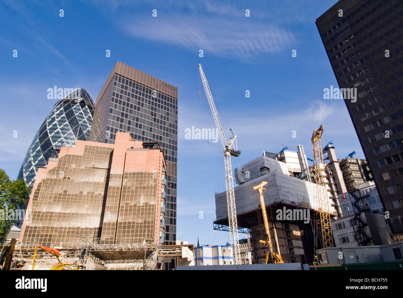 Demolition And Regeneration Of Old Buildings In City, London, England ...