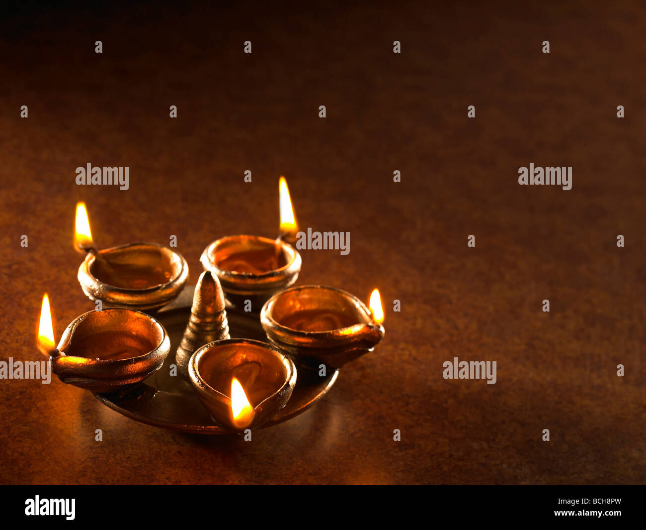 traditional indian oil lamp Stock Photo Alamy