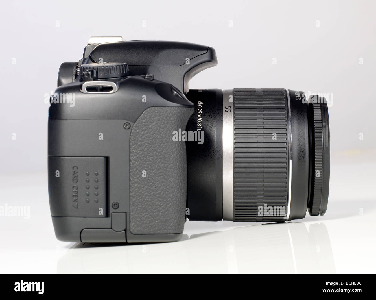 Black digital 35mm DSLR camera single lens reflex Stock Photo Alamy